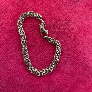 Women’s Byzantine Sterling Silver Bracelet Size 7